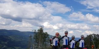 Zawodnicy Warszawskiego Klubu Kolarskiego na zgrupowaniu Kadry MTB