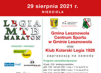 Legia MTB Maraton zaprasza do Lesznowoli