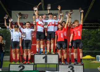 KS Luboń Skomielna Biała zwycięża w Boguszowie wyścig sztafet głównych | Mistrzostwa Polski MTB XCO