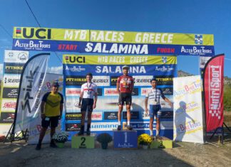 Bartłomiej Wawak z KROSS ORLEN Cycling Team drugi w wyścigu Salamina MTB Race UCI C2.