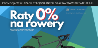 Raty 0% w sklepach Bike Atelier