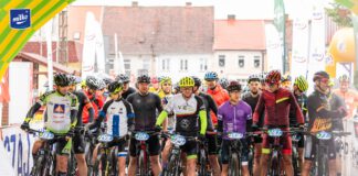 Maraton w Pasymiu w strugach deszczu