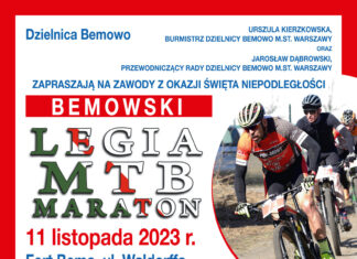 LEGIA MTB MARATON zaprasza na jutrzejszy wyścig 11 listopada