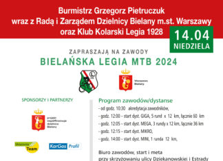 Legia MTB Maraton zaprasza na zawody Bielańska Legia MTB!
